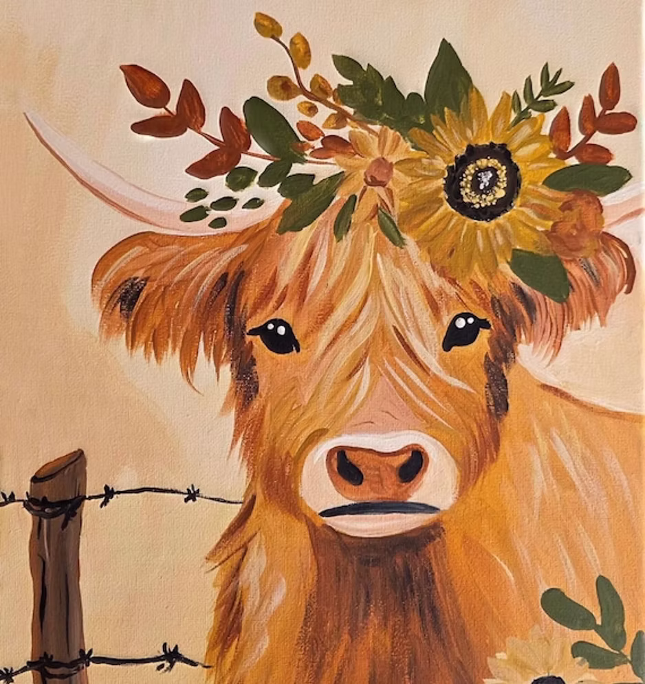 Paint Class — Highland Cow
