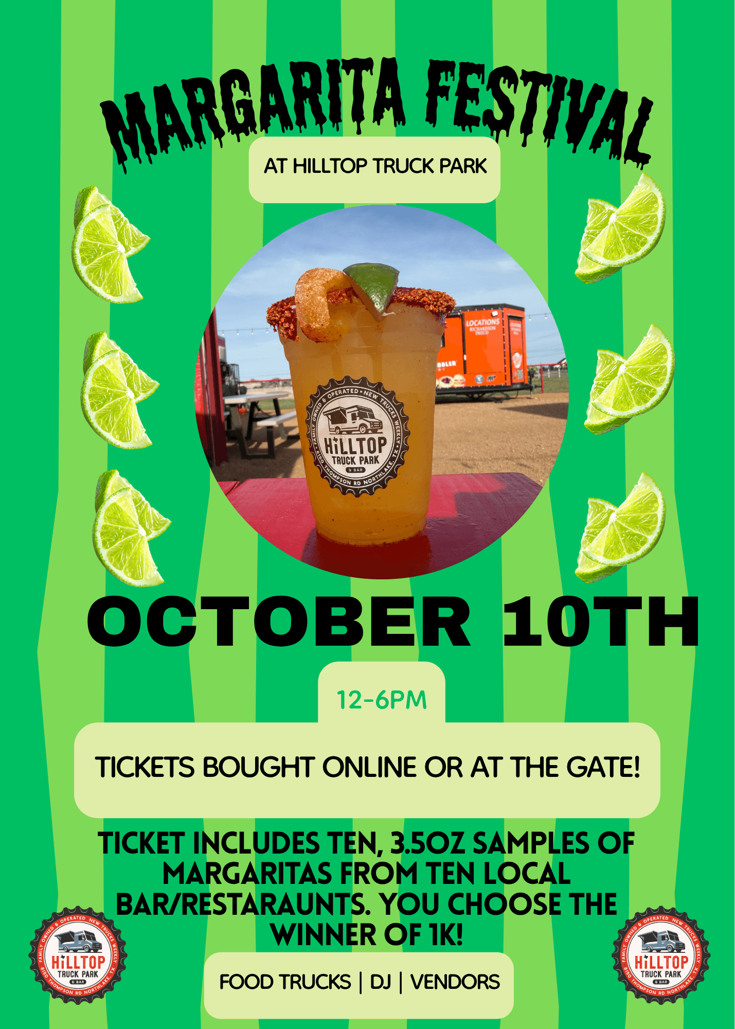 Upcoming event at Hilltop Truck Park 5