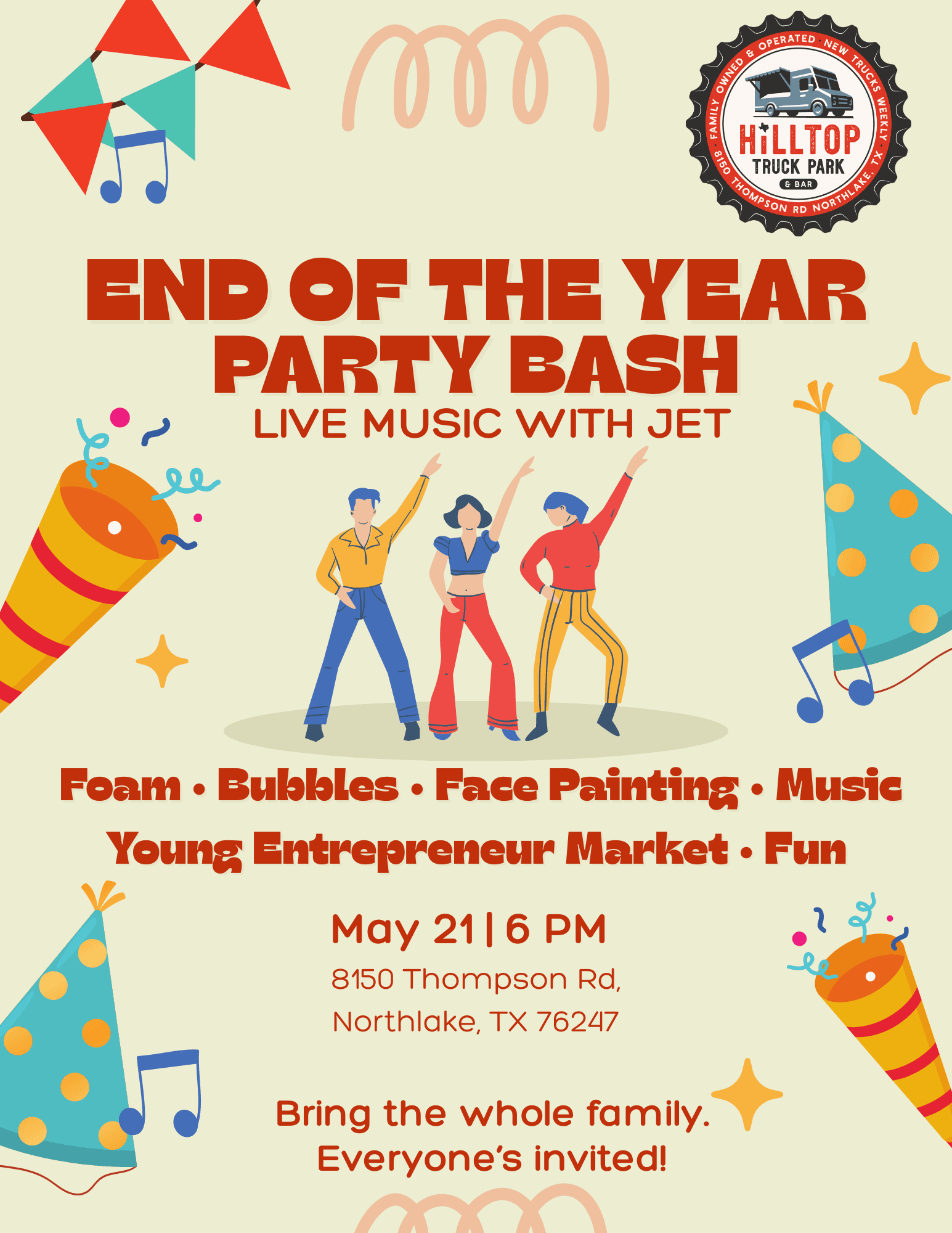 Upcoming event at Hilltop Truck Park 5